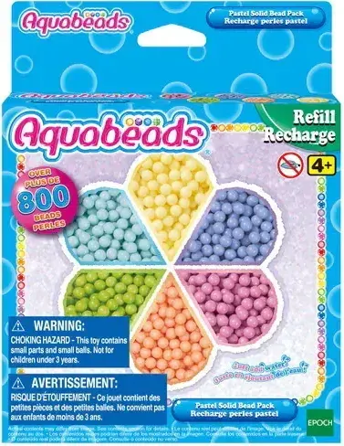Aqua Beads pastel bead refill pack