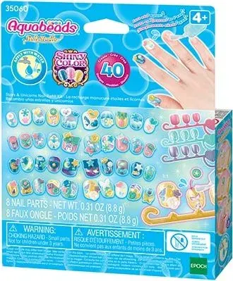 Aqua Beads Magical Horses & Stars nail refill pack