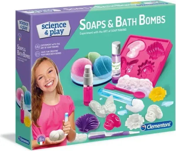 Clementoni soap and bath bombs