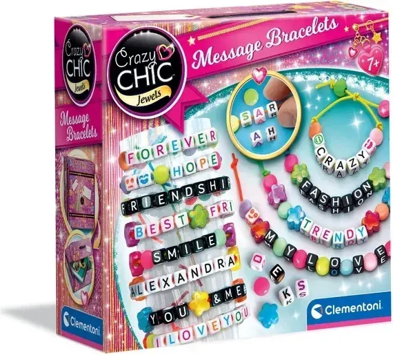 Clementoni Crazy Chic message bracelets