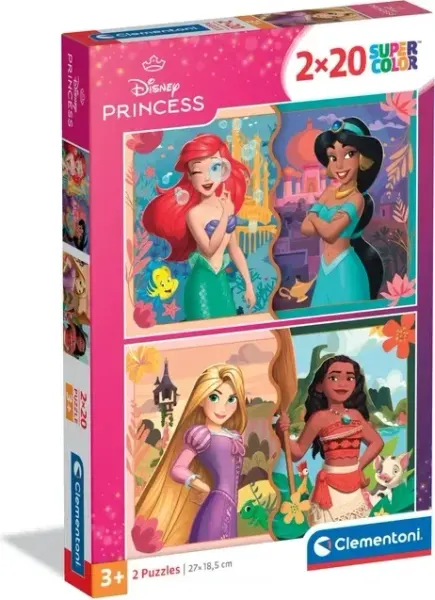 Clementoni Disney Princess puzzle, 2 x 20 pieces