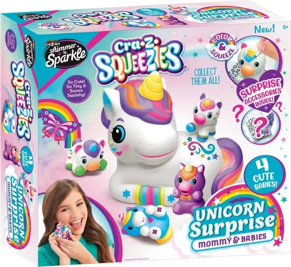 Crazart Shimmer N Sparkle Squeezie Surprise Mommies & Babies