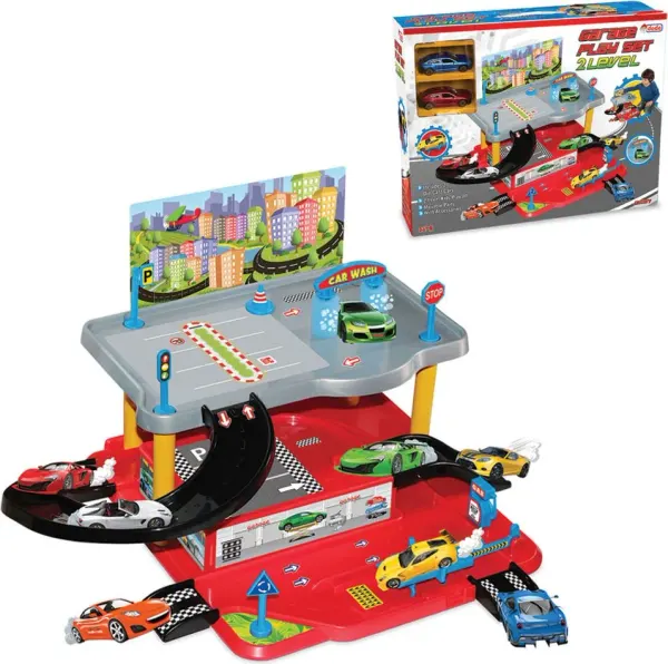 Dede 2-level garage playset