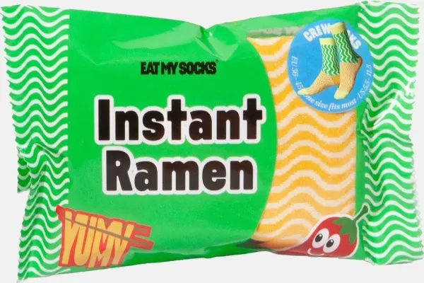 Instant Ramen Chili socks, multicolour, one size