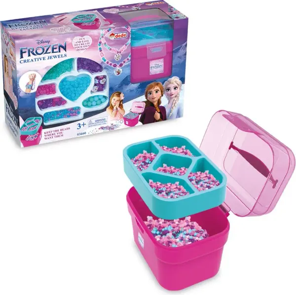 Frozen jewellery set with basket