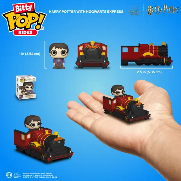 Funko Bitty Pop! Rides Harry Potter, Harry with Hogwarts Express