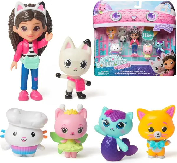 Gabby's Dollhouse movie figures gift set