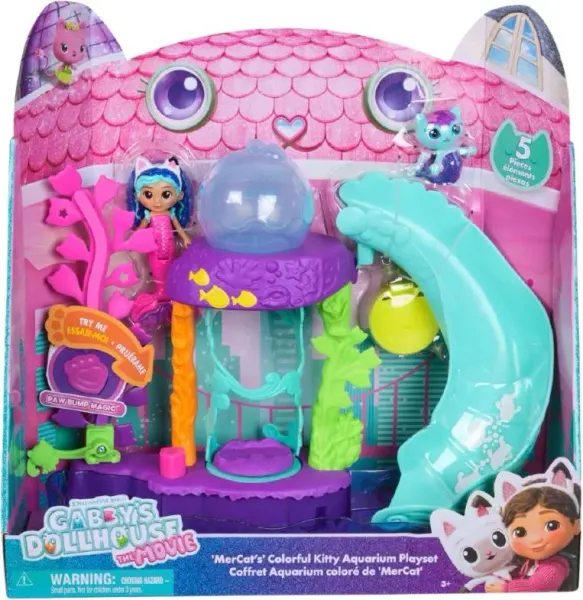 Gabby's Dollhouse movie aquarium playset