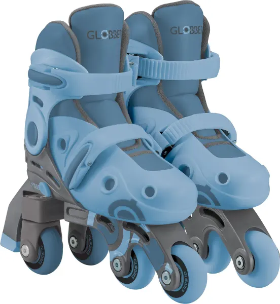 Globber learning inline skates 2 in 1, size 26-29, ash blue