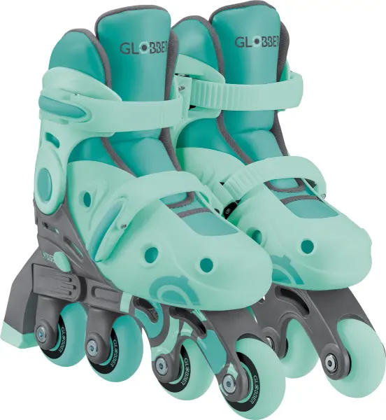 Globber learning inline skates 2 in 1, size 26-29, mint