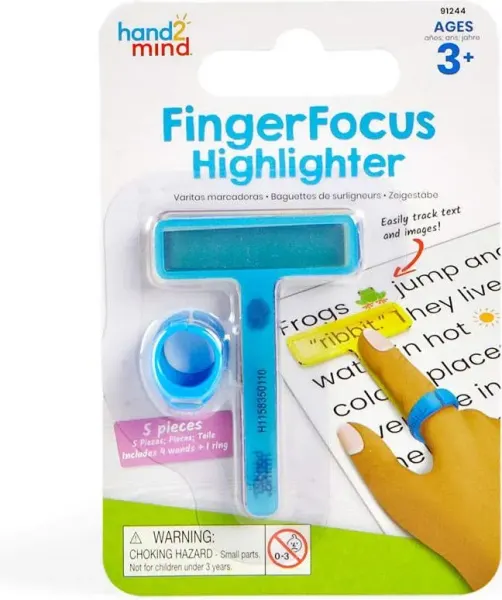 hand2mind FingerFocus highlighter, single