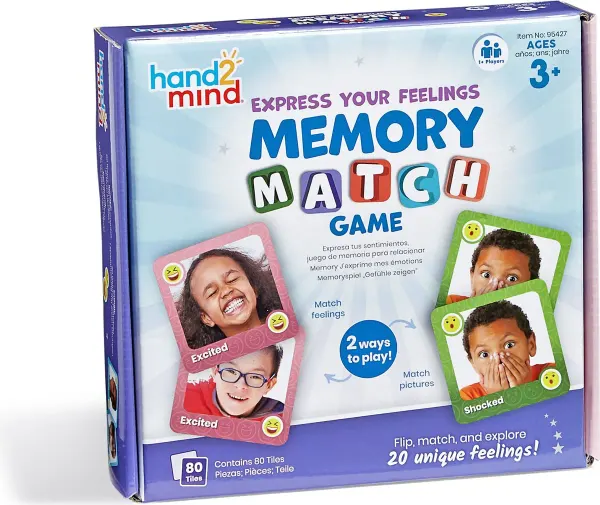 hand2mind Express Your Feelings memory match game