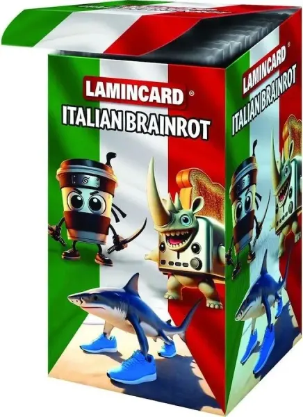 Italian Brainrot premium laminated cards