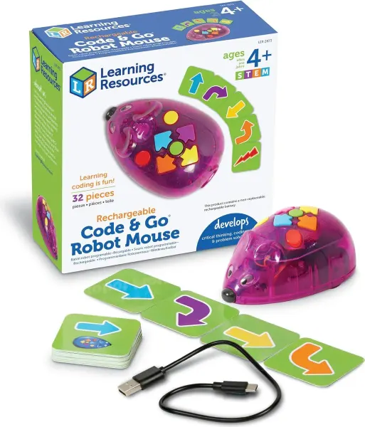 Learning Resources Code & Go Robot Mouse, rechargeable