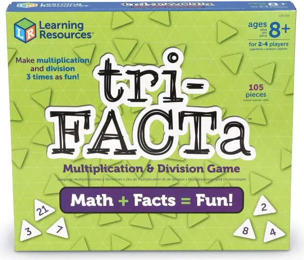 Learning Resources Tri-FACTa multiplication & division game