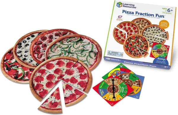Learning Resources Pizza Fraction Fun