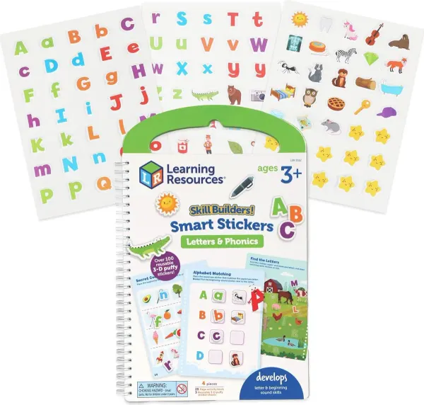 Learning Resources Skill Builders smart stickers, letters & phonics