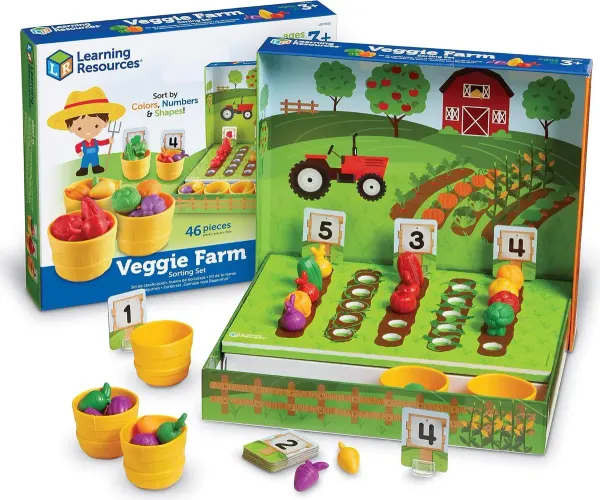 Learning Resources Veggie Farm sorting set