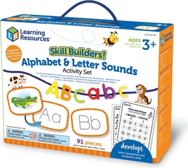 Learning Resources Skill Builders! alphabet & letter sounds activity set