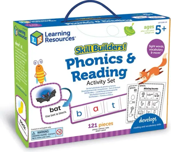 Learning Resources Skill Builders! phonics & reading activity set