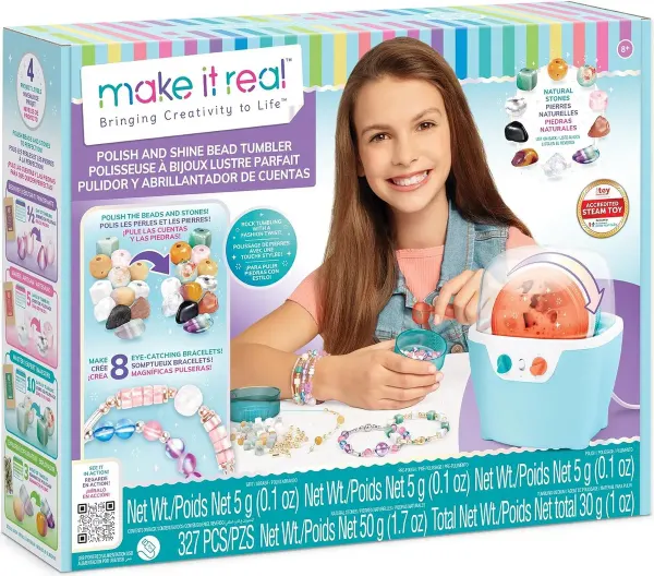 Make It Real Polish and Shine bead tumbler