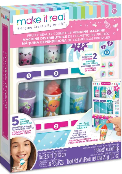 Make It Real Fruity Beauty cosmetics vending machine