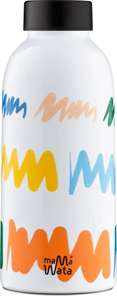 Mamawata insulated bottle 470 ml, doodle