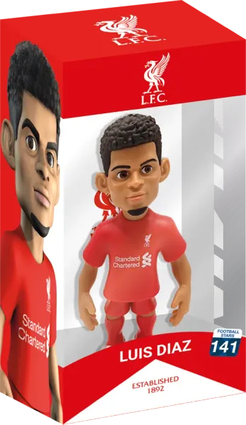 Minix Luis Díaz 12 cm figure, Liverpool FC