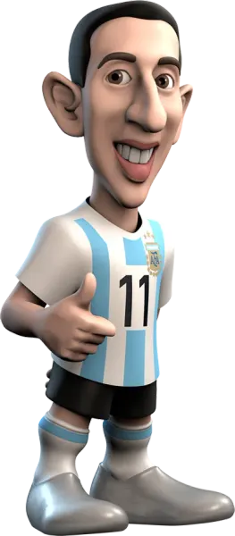 Minix Di María 12 cm figure, Argentina