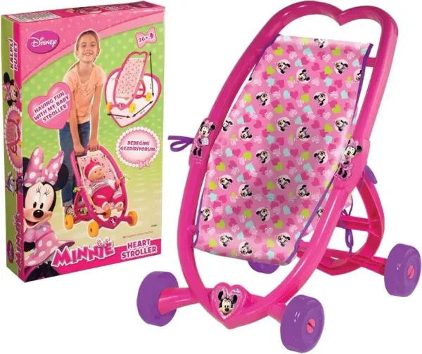 Minnie Mouse heart stroller