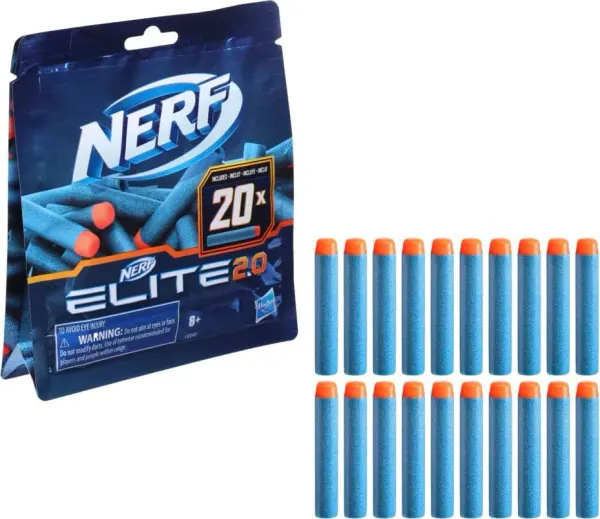 Nerf Elite 2.0 dart refill pack, 20 pieces