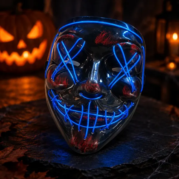 Light-up LED mask