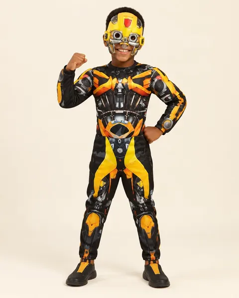 Bumblebee muscle costume, yellow