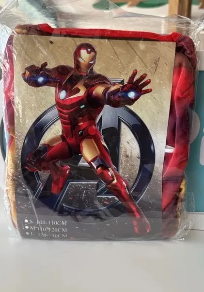 Red superhero costume