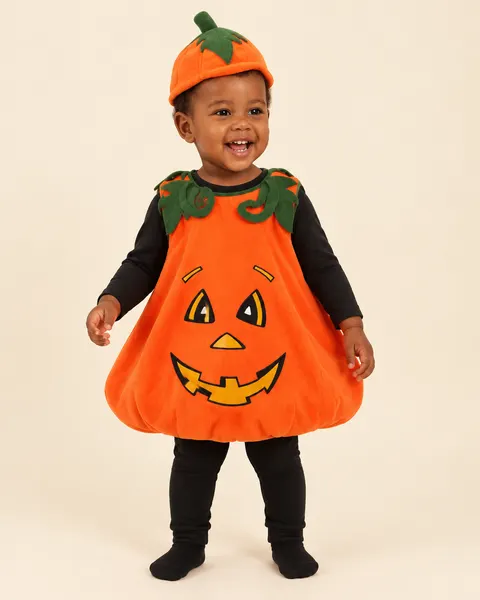 Pumpkin baby costume