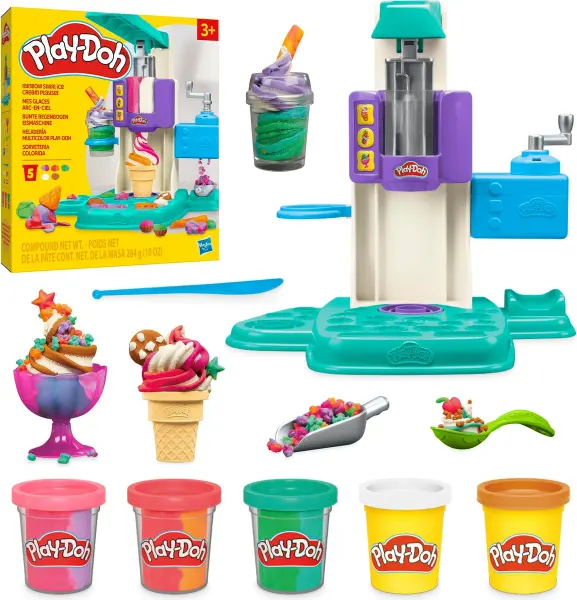 Play-Doh Rainbow Ice Cream Factory playset