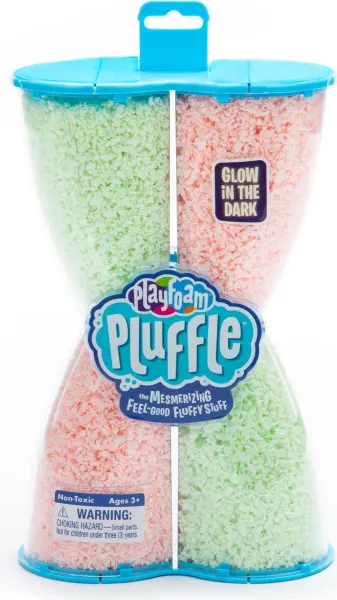 Pluffle Twist glow in the dark, pink and green