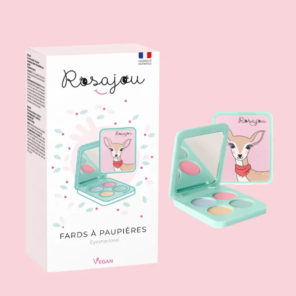 Rosajou eyeshadow palette, 4 colours