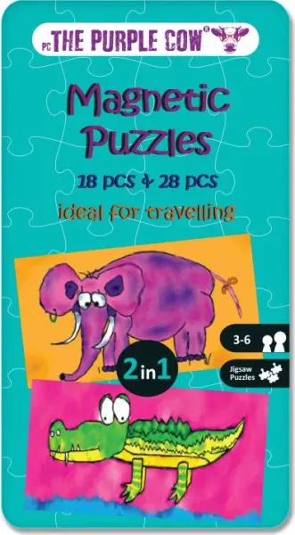 Magnetic Puzzles travel game