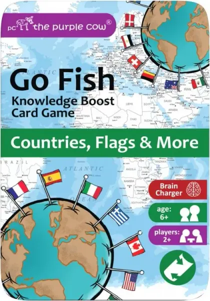 Go Fish card game, Countries, Flags & More