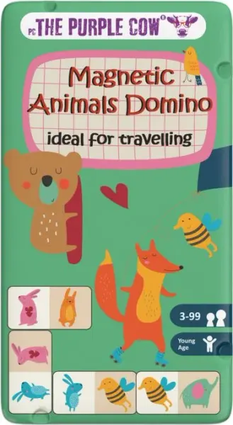 Animals dominoes travel game