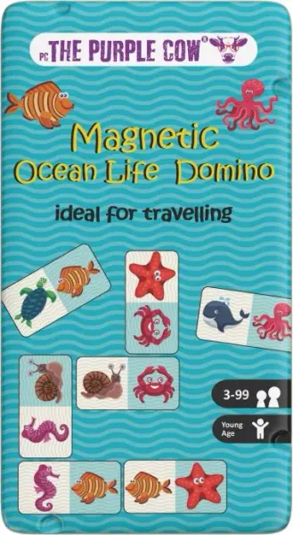 Ocean Life dominoes travel game
