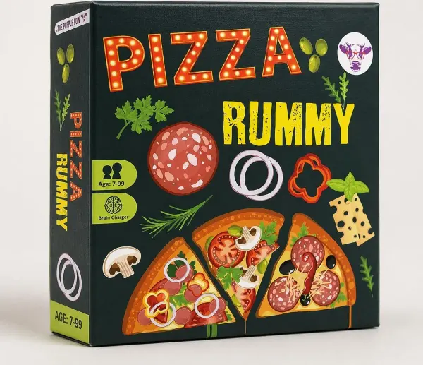 Pizza Rummy board game