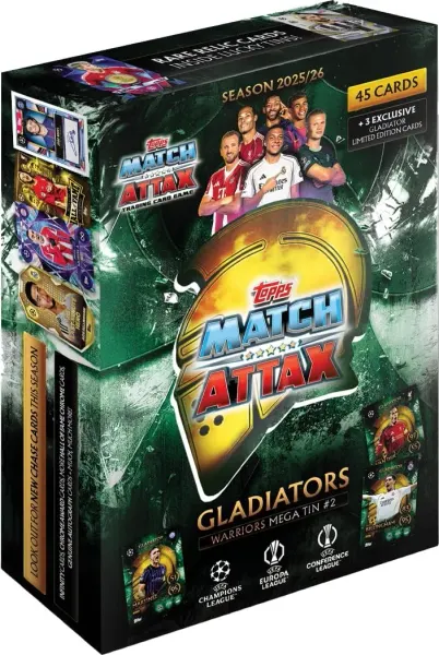 Topps Match Attax 2025/26 mega tin, assorted