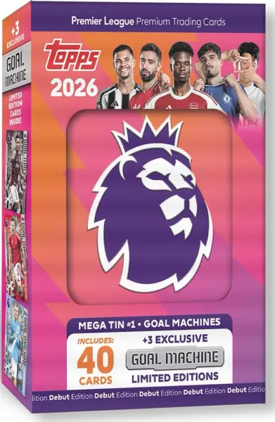 Topps Premier League 2025/26 mega tin, assorted