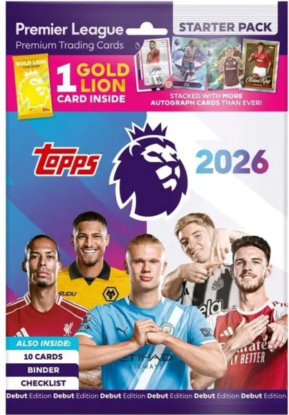 Topps Premier League 2025/26 starter pack