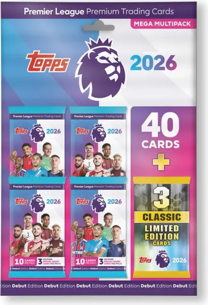 Topps Premier League 2025/26 mega multi pack