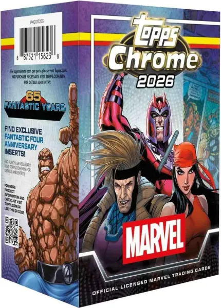 Topps Marvel Comics Chrome 2026 value box