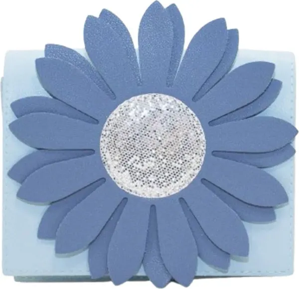 Flora shoulder bag, blue