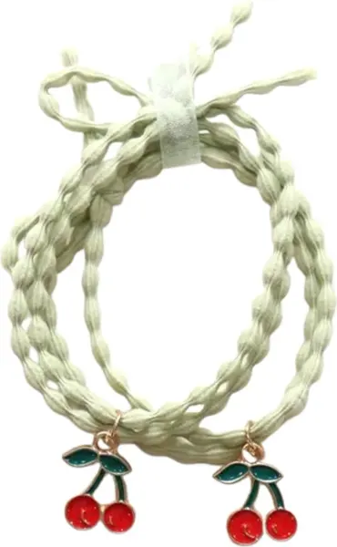 Cherry hair band bracelets